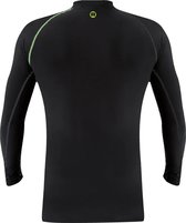 Nookie Mens Softcore Long Sleeve Base Layer - Black / Lime