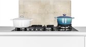 Spatscherm keuken 60x30 cm - Kookplaat achterwand Antiek - Tegels - Beige - Design - Muurbeschermer - Spatwand fornuis - Hoogwaardig aluminium - Keuken decoratie aanrecht