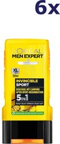 6x L'Oreal Men Expert douchegel 250ml Invincible Sport
