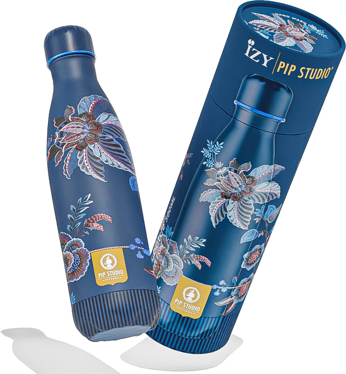 Pip Studio - CeCe Fiore drinkfles RVS 500 ml