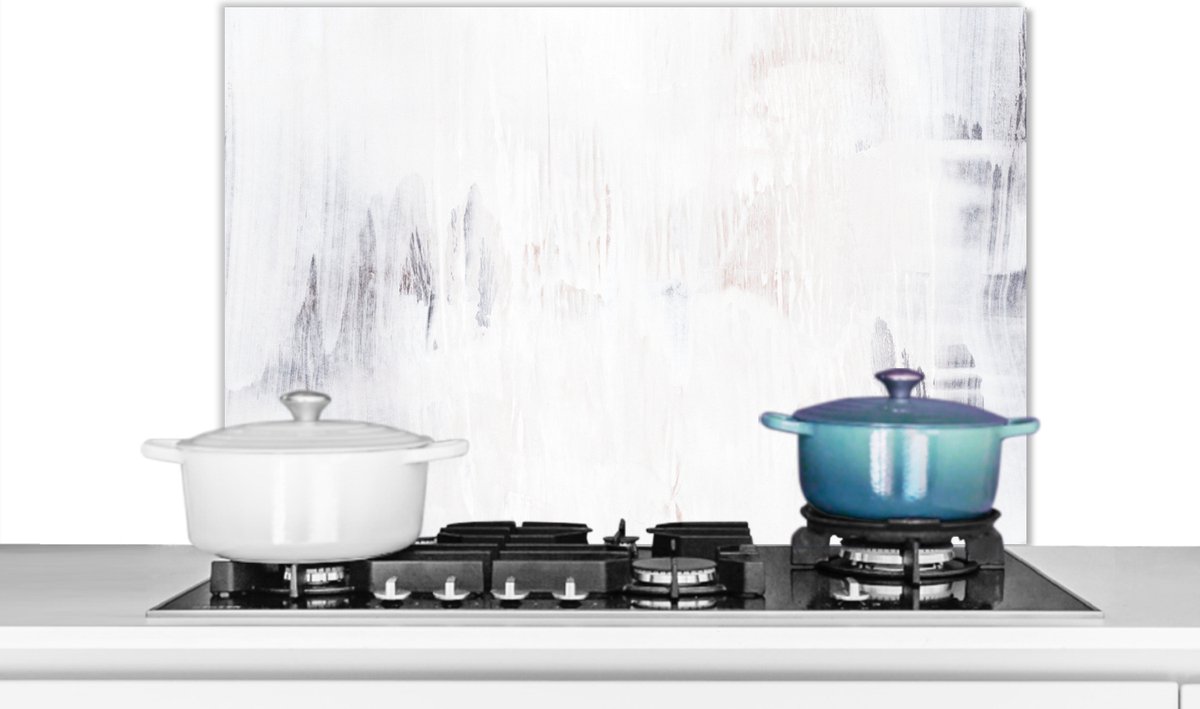 Spatscherm keuken - Verf - Design - Abstract - Spatwand - 80x55 cm - Achterwand keuken - Spatscherm