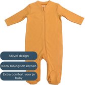 BonBini's Baby Boxpakje - Golden Dreams Playsuit - 100% Organisch Katoen - Maat 68 - Premium Kwaliteit