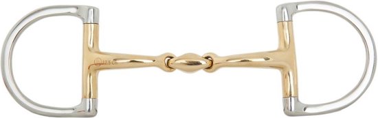 BR Double Cassé D-Bite Soft Contact 14 mm Ø 65 X 50 mm 13.5 Argent/ Or