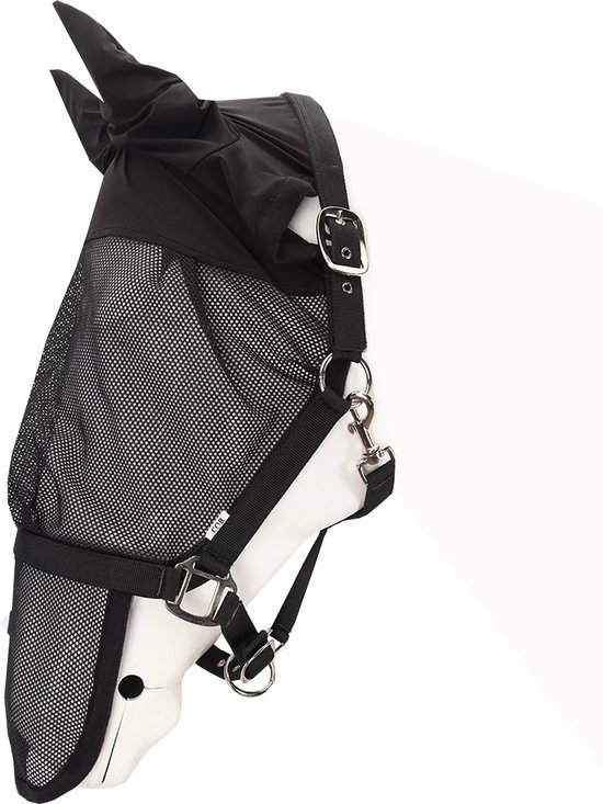 FlyGuard Vliegenmasker Pro Fine Mesh met Oren - Paarden en Pony's | Overige Paardenspullen