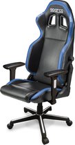 Sparco ICON SKY Racing Series Gaming/Office Bureaustoel - Zwart/Blauw - Optimaal comfort voor gamers en professionals