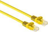 Powteq professional - 50 cm - CAT 7 netwerkkabel / internetkabel - 10 Gbit - Geel