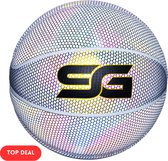 Lichtgevende Basketbal – Reflecterend – Holografisch – Voor kinderen en volwassenen – Wit/Roze/Zwart/Blauw/Geel/Paars