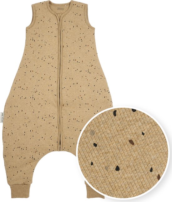 Meyco Bébé Rib Mini Spot pull d'hiver pour bébé - mélange caramel - 92 cm