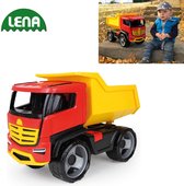Lena - GIGA TRUCKS - Dump truck Titan - Kiepwagen - 51 x 25 x 35 cm (lxbxh) - Rood/Geel