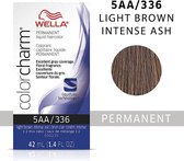 Wella Color Charm Permanent Liquid Haircolour - 5AA - Light Brown Intense Ash - Wella haarkleuring - Haarkleuring - Toner - Asbruin