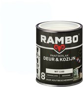 Rambo Pantserlak Deur & Kozijn Hoogglans Dekkend - Goed Reinigbaar - Wit - 0.75L