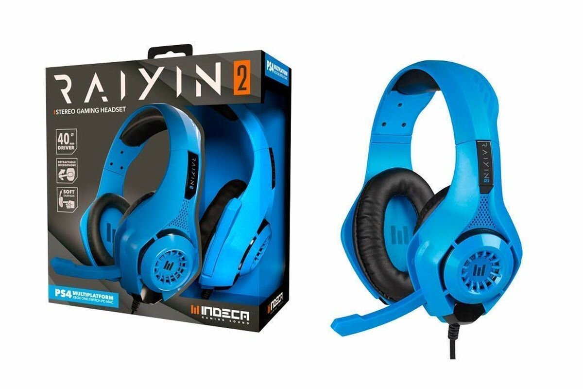 Gaming Headset met Microfoon Indeca Raiyin 2.0 Blauw
