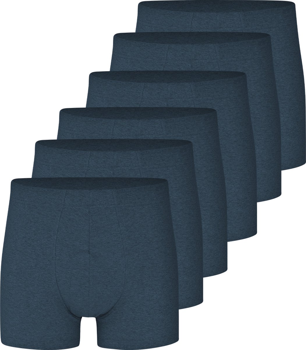 Almonu Heren retro short / pant 6 pack Cotton - Melange