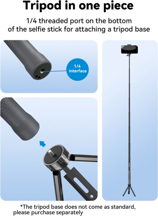 Bâton De Selfie Tripod Rétractable Pour Accessoire Gopro 360 X3