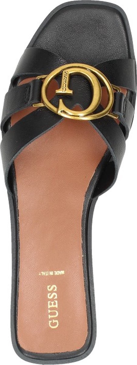Guess Symo Slippers - Dames - Zwart - Maat 36 | bol