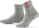 Oud SOXS® Wollen sokken | SOX3623 | Grijs | Kuithoogte | Maat 30-34 | Sweet lolliepop label