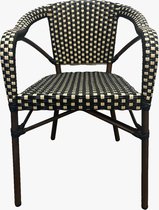 Chaise de terrasse confortable (Set de 12) - Chaise Pisa XL - Moka