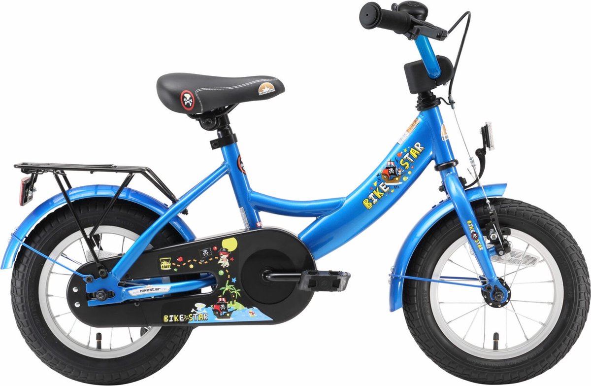 Bikestar 12 inch Classic kinderfiets, blauw