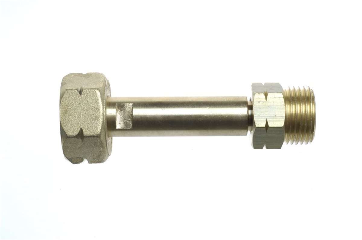 Gimeg verloop Kombi X Shell BT 6cm messing