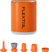 Pompe pour lit pneumatique Flextail Gear Tiny Pump X2 - Pompe pour lit pneumatique rechargeable - Lanterne 400LM - 3-en-1 - Oranje