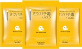 Mitomo Gold & Bee Venom Gezichtsmasker - Ontdek de Magie van Goud en Bijengif voor een Stralende Huid - 3 x 25g