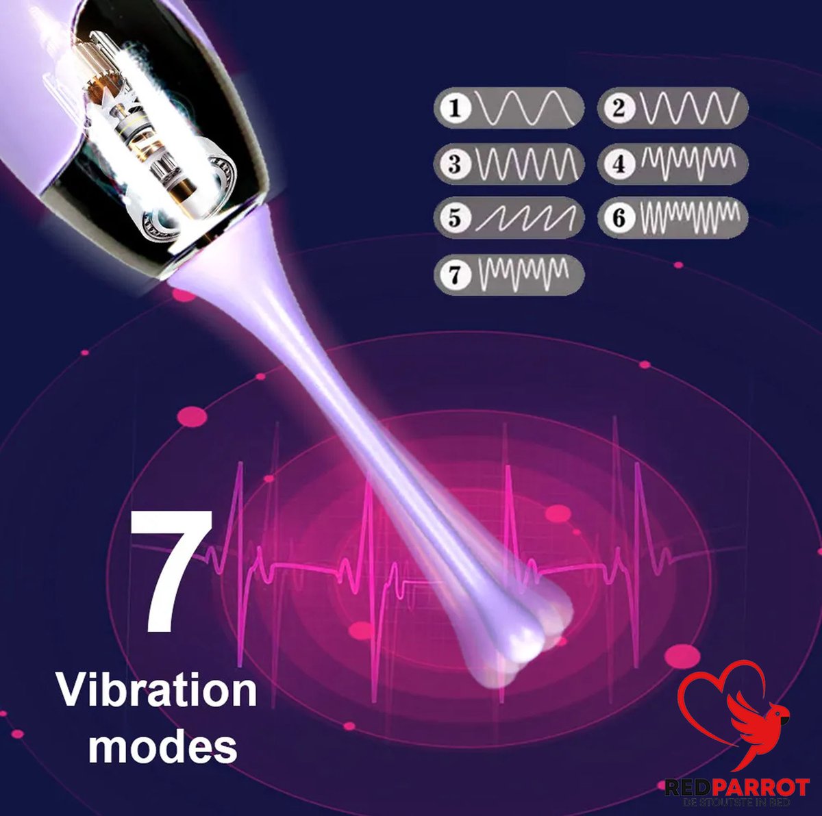 G-Spot Vibrator Liebe Bend It Dark blue 30 x 40 cm