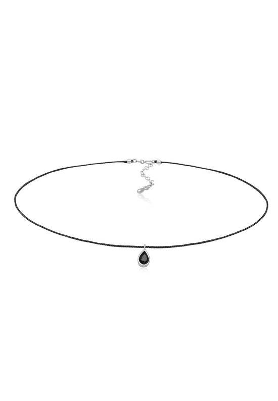 Elli Necklace Ladies Choker Drop Pendant avec cristal en argent sterling 925