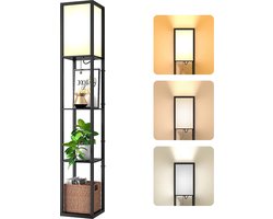 Intelectro Vloerventilator - Transformeer je Ruimte met Onze Stijlvolle Dimbare Vloerlamp - Dimbaar…
