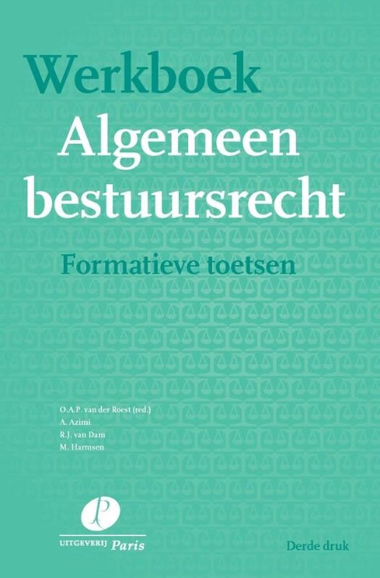 Werkboek Algemeen bestuursrecht - cover