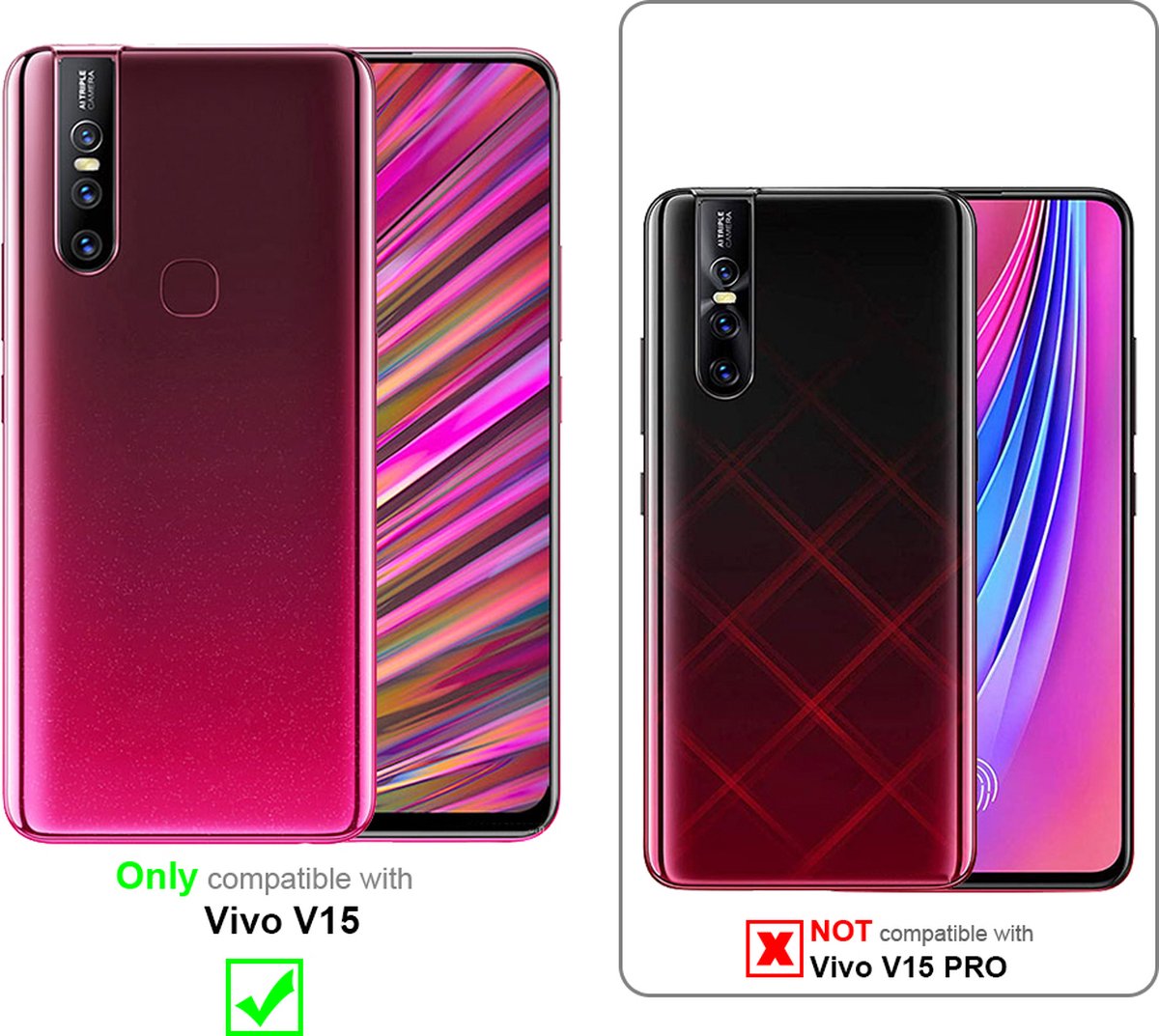 thumbnail: Cadorabo Hoes Compatibel Met Vivo X21s In ZWARTE NACHT