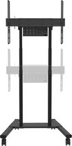 Bol.com Neomounts FL55-875BL1 gemotoriseerde TV vloerstandaard - 55-100" - verrijdbaar - hoogteverstelling 1113-1763 cm - TÜV-ge... aanbieding