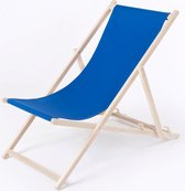 Chaise de plage- Chaise de Jardin -Bois-Réglage de la hauteur-Saphir