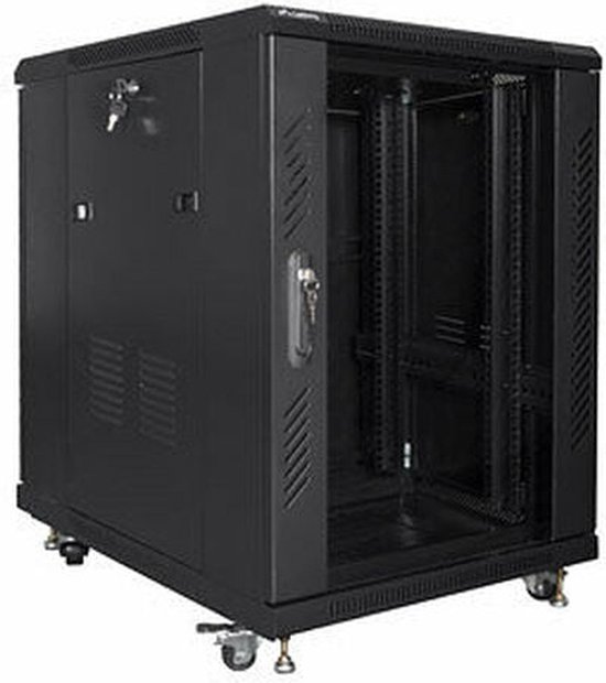 Foto: Wall mounted rack cabinet lanberg ff01 6815 12b