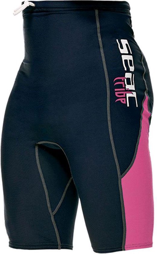 Seac RAA Pant Evo Lady - UV rashguard shorts voor zwemmen en snorkelen - Roze/blauw