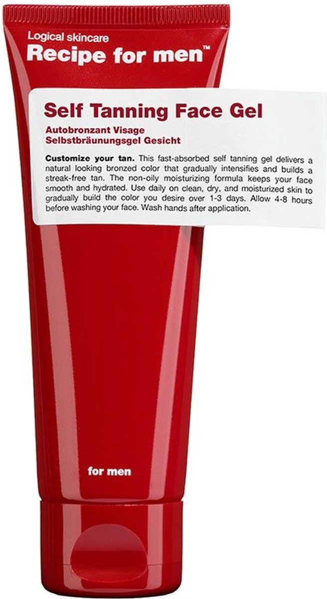 Recipe For Men - Self Tanning Face Gel 75ml