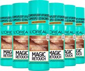 L'Oréal Paris Magic Retouch Donkerblond Camouflerende Uitgroeispray Voordeelverpakking - 6 x 150ml