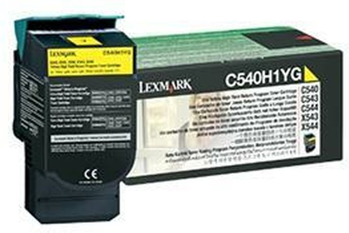 Toner Lexmark C540H1YG Yellow
