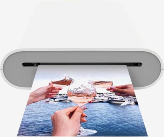 Mini Imprimante Photo, sans fil BT Imprimante thermique + 6