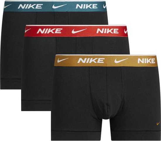 Nike 0000ke1008 Bokser 3 Eenheden Zwart S Man