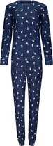 Rebelle - Dames Pyjama set Hayley - Blauw - Fleece - Maat 44