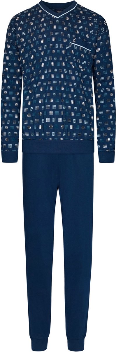 Robson Heren Pyjama set Milo - Blauw