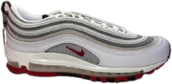 Nike - Air max 97 - Baskets pour femmes - Homme - Wit/ Rouge - Taille 40,5  | bol