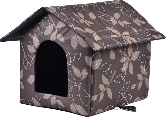 Kattenhuisjes met geïsoleerde voering voor indoor katten, kunststof