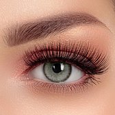 Beauty® kleurlenzen - Miami Grey - jaarlenzen met lenshouder - grijze contactlenzen