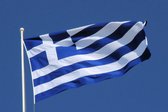 New Age Devi - Griekse Vlag - Mooie grote Vlag Griekenland - Vlaggen - Polyester - 150 x 90 cm