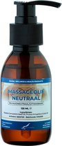Massageolie Neutraal 125 ml met pomp - 100% natuurlijk - biologisch en koud geperst