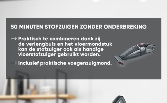 Severin HV 7147 - Aspirateur à main sans fil avec accessoires combinés