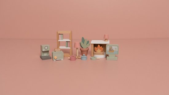 Little Dutch - Poppenhuis meubels aanvulset FSC