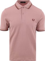 Fred Perry - Polo M3600 Roze S51 - Slim-fit - Heren Poloshirt Maat M