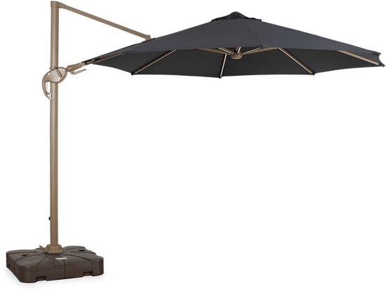 Chaise longue suspendue Parasol Duuk | Résistant aux intempéries | Imperméable à l'eau